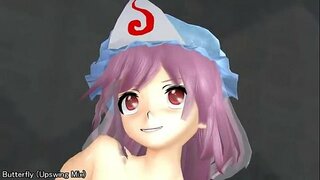 Loading mga chords alang sa &#039;【MMD】Saigyoji Yuyuko vs Bagis apan mosangpot nga Nagsakay Machine【R-18】